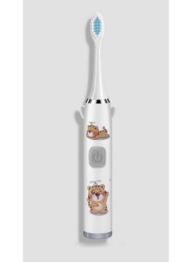 SAFENHAND Kids Powered Electric Toothbrush, Gentle Vibration, Toddler Vibrating, Battery Operated, Cordless - Image 5