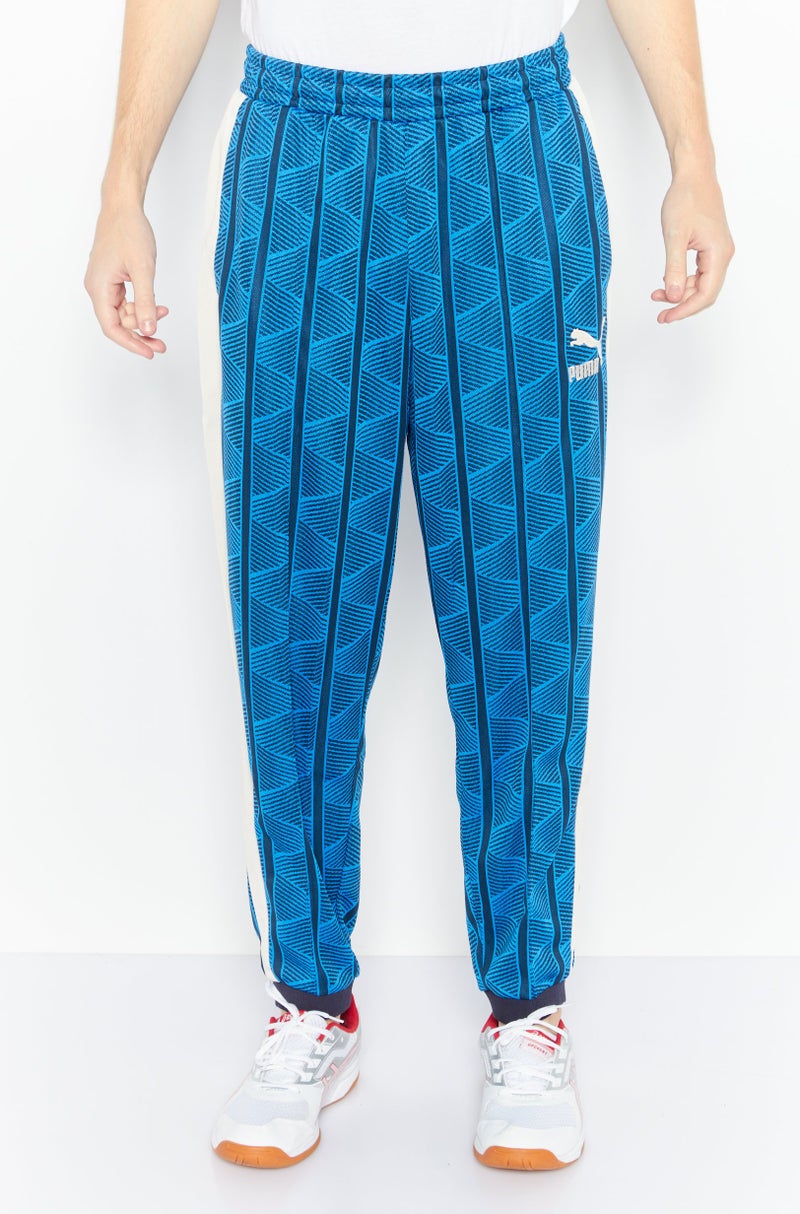 PUMA بنطلون تدريب رياضي للرجال من بومة × سلكت، أزرق - Image 1