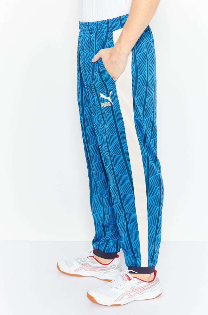 PUMA بنطلون تدريب رياضي للرجال من بومة × سلكت، أزرق - Image 3