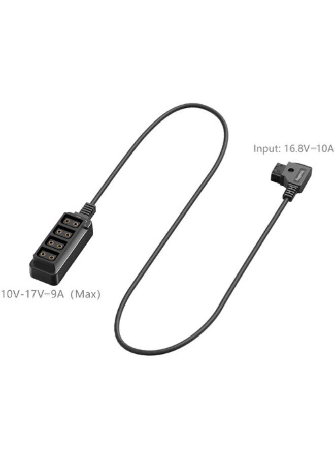 SmallRig Male D-Tap to 4-Port Female D-Tap Splitter Hub (25") - Image 2