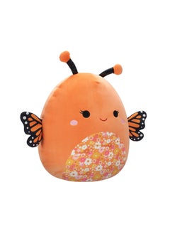 Squishmallows 16 inch Large Plush Mony Orange Monarch Butterfly with Floral Belly Officially Licensed Kellytoy Plush Toy Colorful Soft Gift for Kids Girls & Boys Washable Squishy Stuff Toy Multicolor All Age  - Image 2