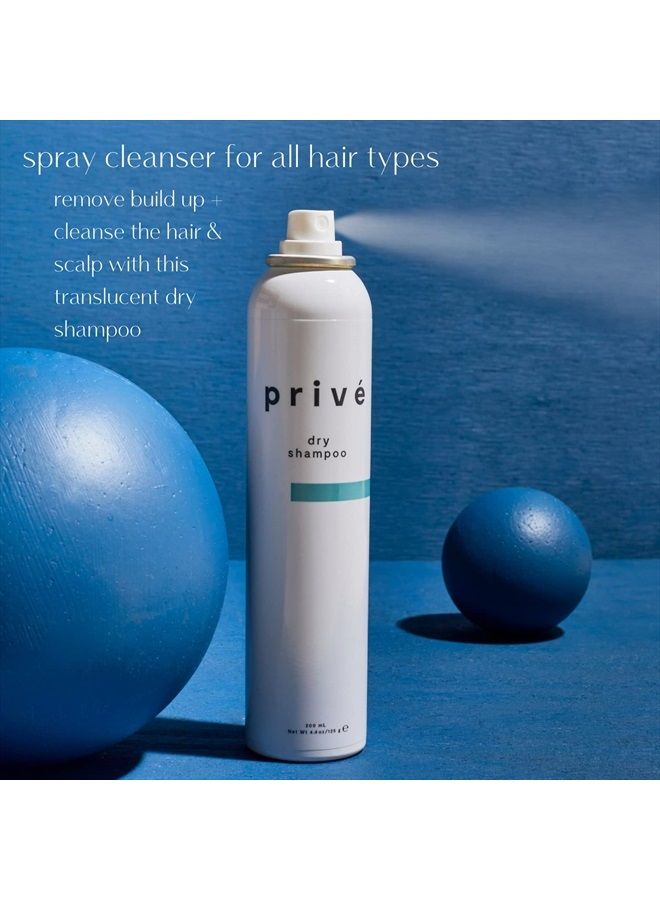 PRIVE بخاخ شامبو جاف من بريف - ينظف الشعر وفروة الرأس، دون ترك بقايا بيضاء ويمنح حجمًا مذهلاً، لجميع أنواع الشعر (4.4 أونصة) - Image 5