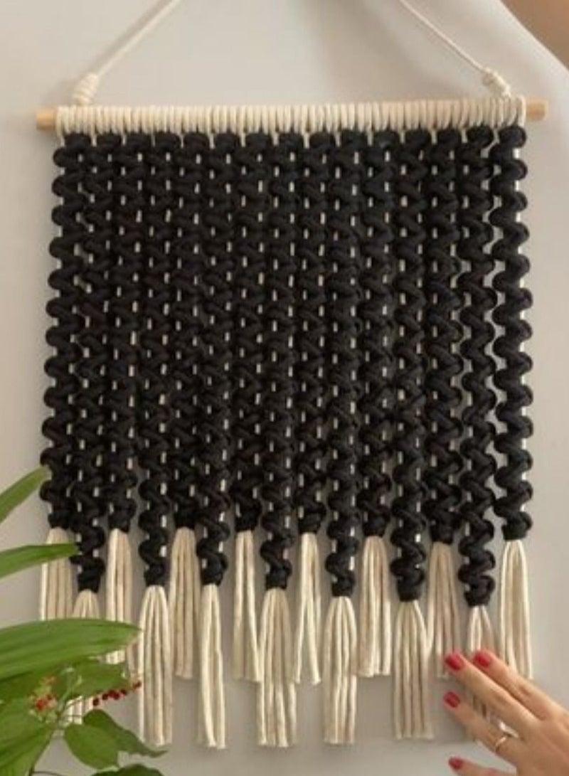 handmade macrame wall hanging