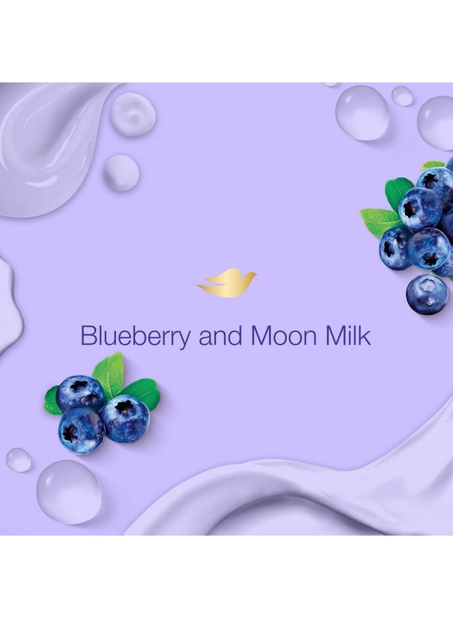 Dove Body Wash Unwinding Blueberry & Moon Milk, 4 Count for Renewed, Healthy Looking Skin, Moisturizing Gentle Skin Cleanser with 24hr Renewing MicroMoisture, 20 oz - Image 3