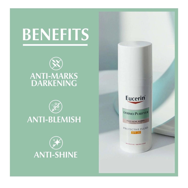 EUCERIN DERMOPURIFYER OIL CONTROL SPF 30 FLUID - Image 2