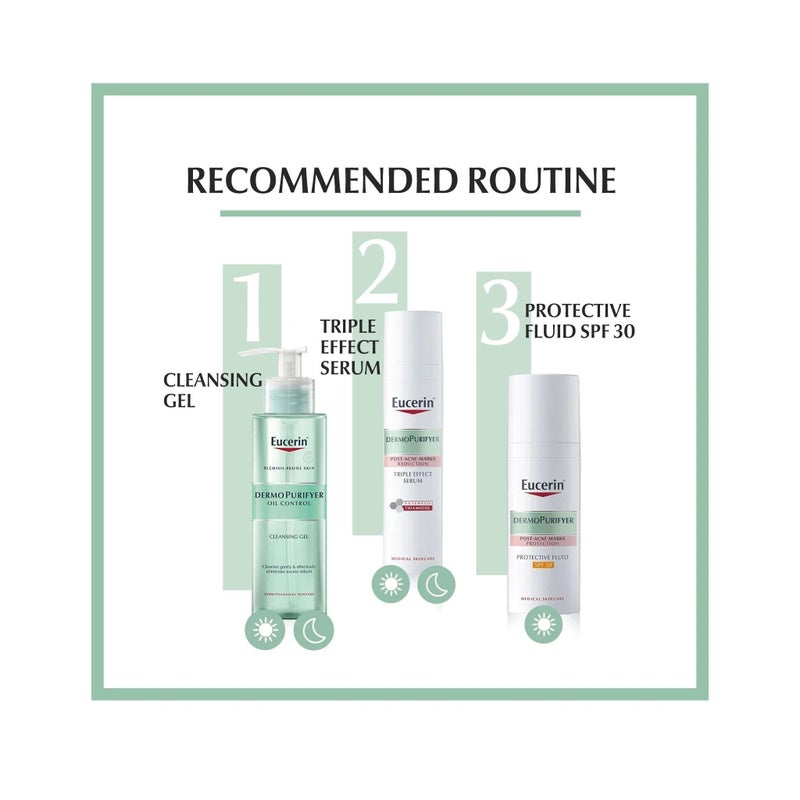 EUCERIN DERMOPURIFYER OIL CONTROL SPF 30 FLUID - Image 5