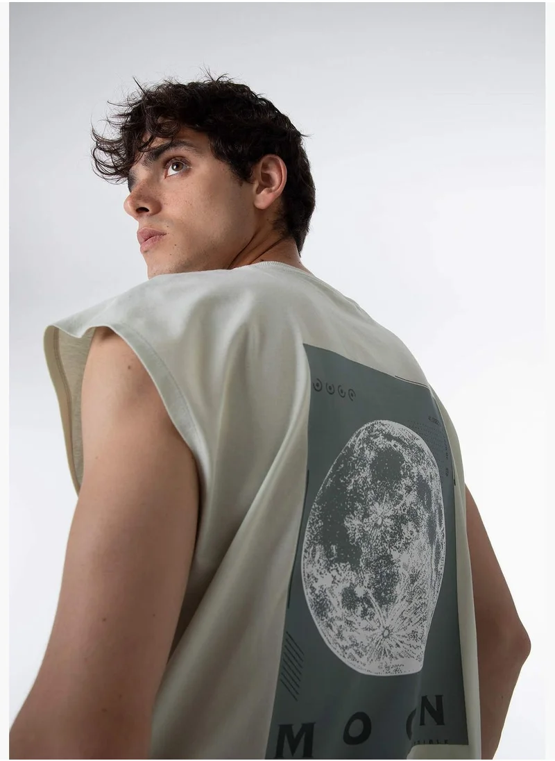 DeFacto Man Oversize Fit Crew Neck Vest