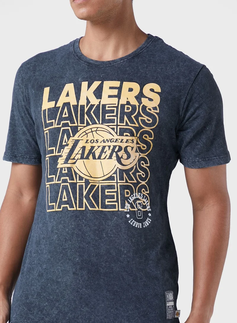 Nba  NBA Lebron James Los Angeles Lakers T-Shirt for Men | Best Price UAE