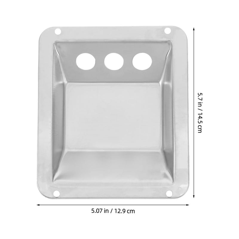 Outdoor Metal Ashtray And Trash Bin Weatherproof For Public Areas Patios - Image 3