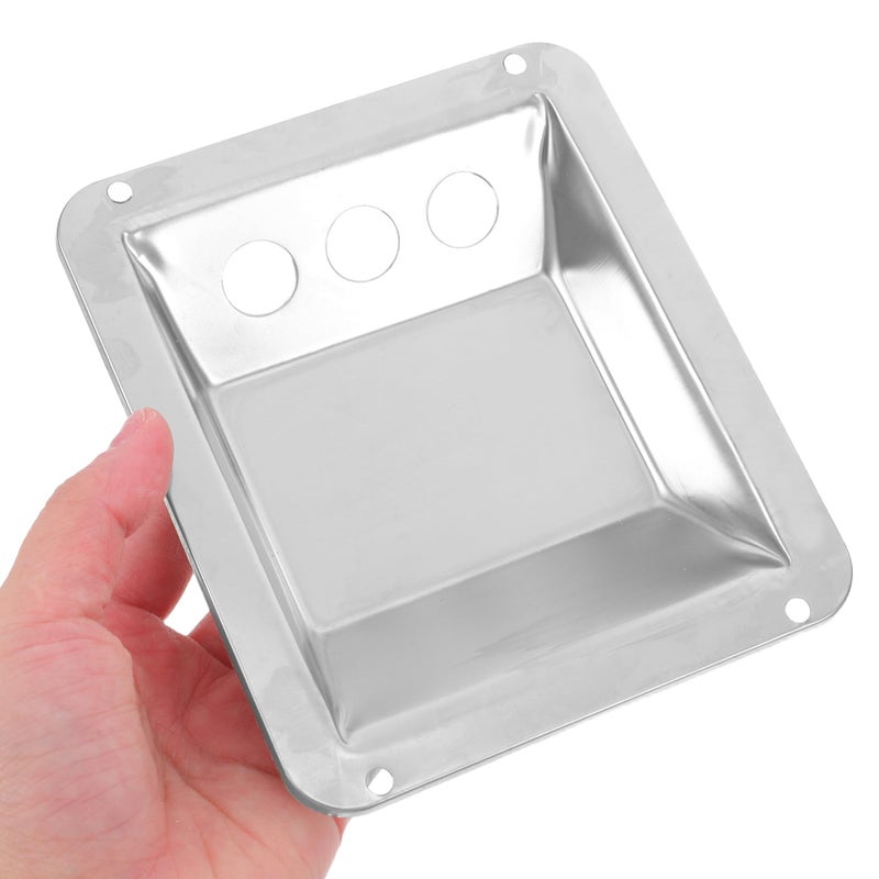 Outdoor Metal Ashtray And Trash Bin Weatherproof For Public Areas Patios - Image 5