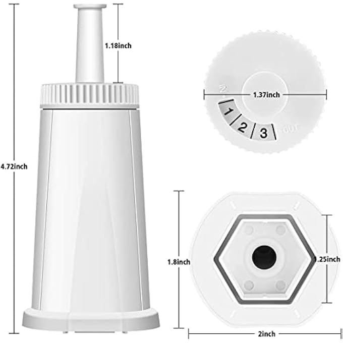 ULHYC Coffee Machine Replacement Water Filter Compatible With Breville Claro Swiss For Oracle Barista Bambino Espresso Coffee Machine  2 Pack - Image 3