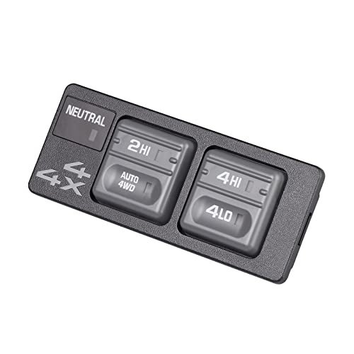 SOAESCN 4WD Switch for 1998-2000 Chevy Tahoe Suburban GMC K1500 K2500 K3500 Yukon Pickup,Cadillac Escalade 4x4 Four Wheel Drive Transfer Case Selector Switch, 15027104, 19168765, 901130, 1S4235, TCA36 - Image 3