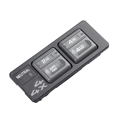 SOAESCN 4WD Switch for 1998-2000 Chevy Tahoe Suburban GMC K1500 K2500 K3500 Yukon Pickup,Cadillac Escalade 4x4 Four Wheel Drive Transfer Case Selector Switch, 15027104, 19168765, 901130, 1S4235, TCA36 - Image 4