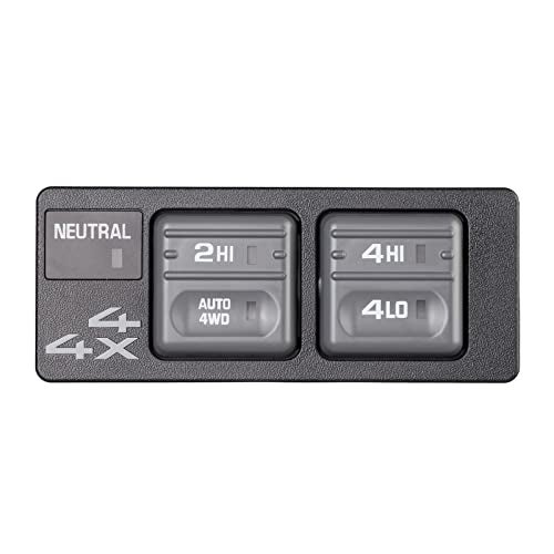 SOAESCN 4WD Switch for 1998-2000 Chevy Tahoe Suburban GMC K1500 K2500 K3500 Yukon Pickup,Cadillac Escalade 4x4 Four Wheel Drive Transfer Case Selector Switch, 15027104, 19168765, 901130, 1S4235, TCA36 - Image 1