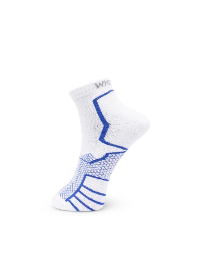 White Leaf Pack of 3 Half-Terry Ankle Socks – Free Size – White – OEKO-TEX & ECAS Certified – Breathable, Moisture-Wicking, Stay-Up Grip - Image 3