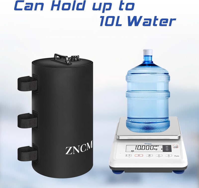 ZNCMRR Canopy Water Weight Bag,132 LBS Water Tent Weights Set of 6 Leg Weights for Pop Up Canopy,Tent,Gazebo,Black - Image 5