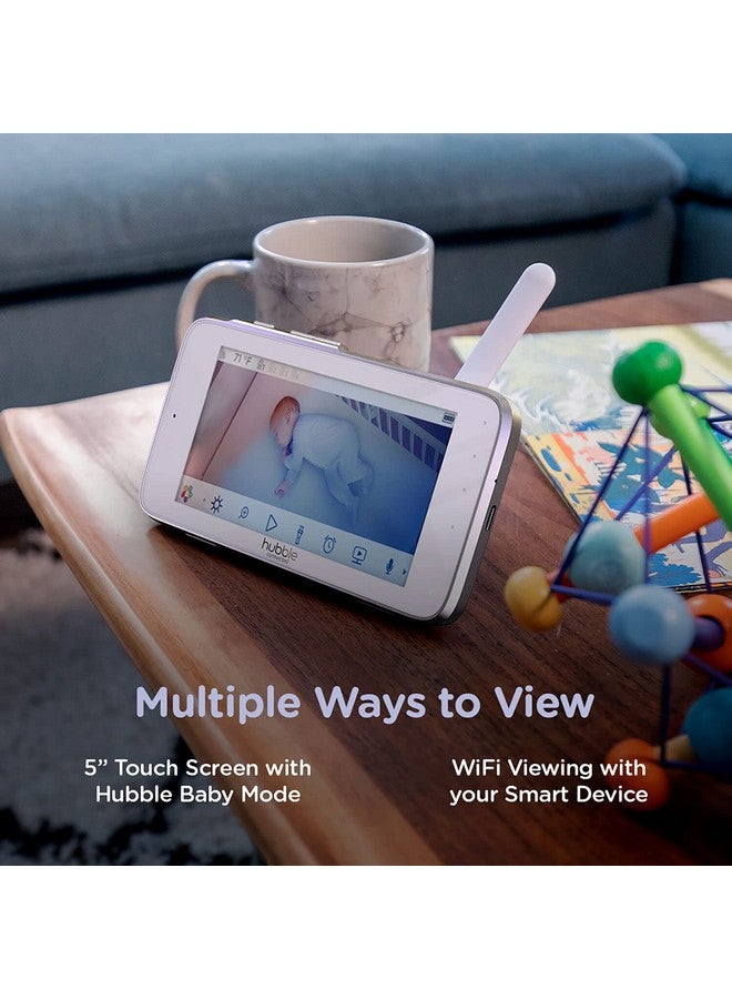 Hubble Connected Nursery Pal Premium Smart Connected, Wi-Fi Enabled Baby Monitor with Parent Unit Viewer - Image 4