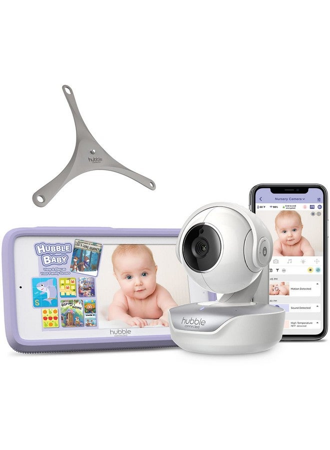 Hubble Connected Nursery Pal Premium Smart Connected, Wi-Fi Enabled Baby Monitor with Parent Unit Viewer - Image 1