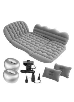 Arabest Car Air Mattress Thickened Inflatable Mattress SUV Trunk Back Seat Car Air Bed with Air-Pump Extended Couch Two Pillows Piers Portable Camping Travel Sleeping Cushion Pad for Home Outdoor Hiking Trip  - Image 1