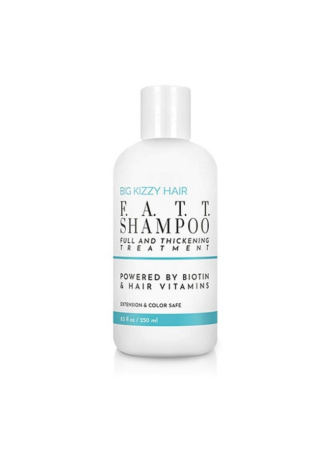 Big Kizzy F.A.T.T. Thickening Biotin Shampoo Formulated For Extensions + Thin Hair Sulfate & Paraben Free Keratin & Color Safe Volumizing Shampoo 8.5Oz - Image 1