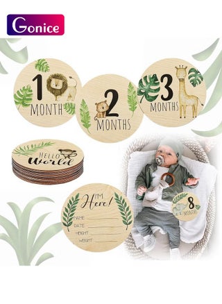 7pcs Milestone Cards, Milestone Discs, Double-Sided Carved Welcome Sign Suitable - pzsku/Z4B1A1490687C6547BEE6Z/45/_/1727168129/7f07ecb9-d2b3-480d-b9b6-ab91f77ed8b4