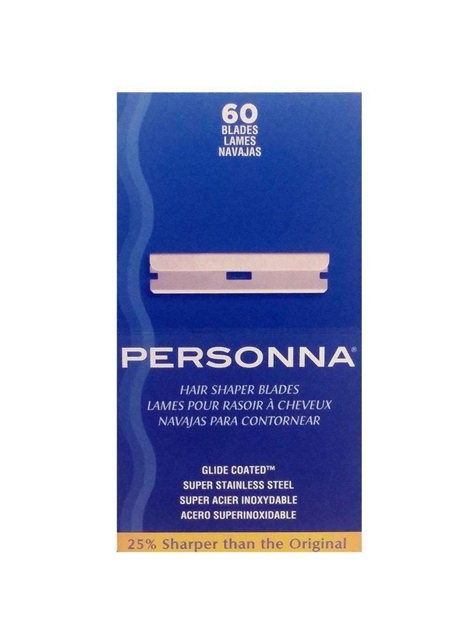 Personna شفرات تشكيل الشعر، 60 قطعة - Image 1