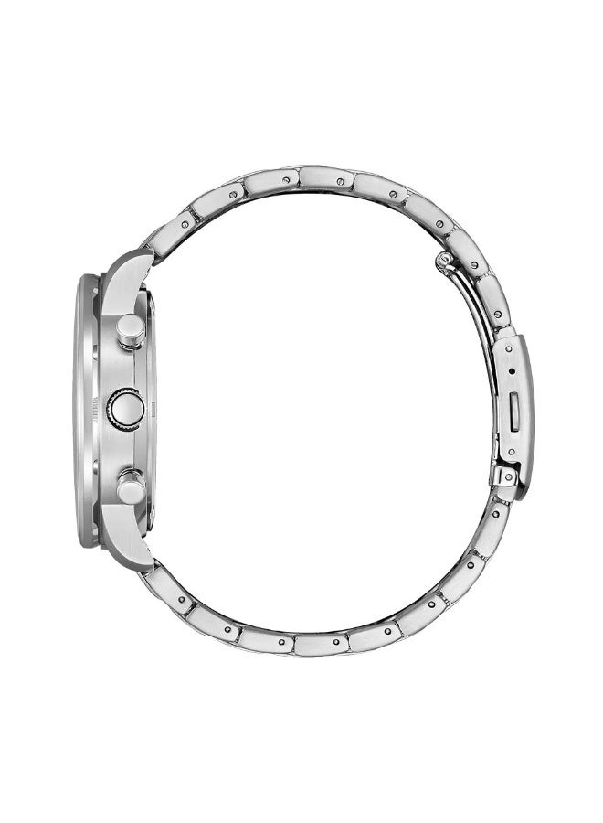 سيتيزن Eco‑Drive Chronograph CA4500‑91X, 44 mm Green Dial, Stainless Steel Case & Bracelet, 100 m WR - Image 5