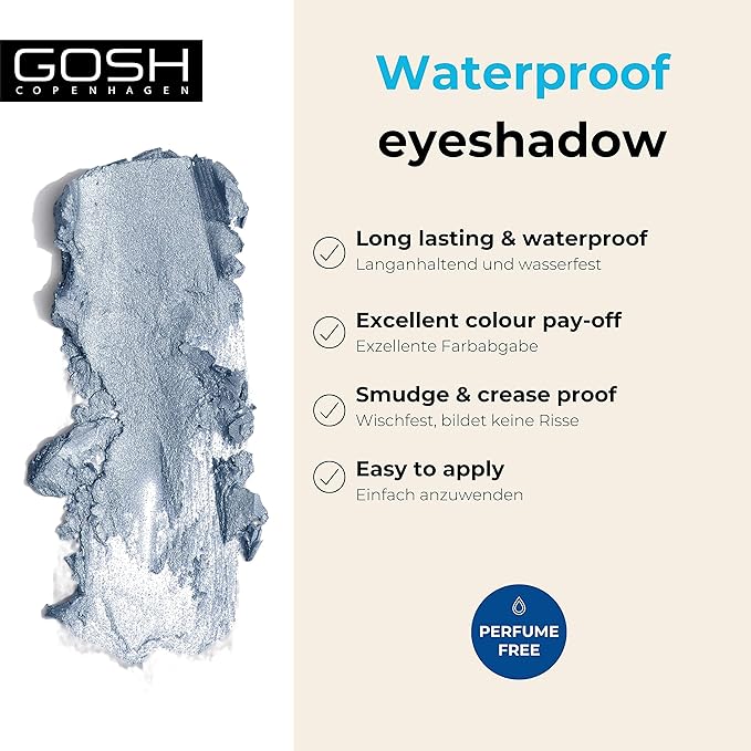GOSH Mineral Waterproof Eye Shadow I rotating eye shadow pencil with creamy texture for easy application and intense colour result I waterproof longlasting and perfume free I 013 Olive Green - Image 2