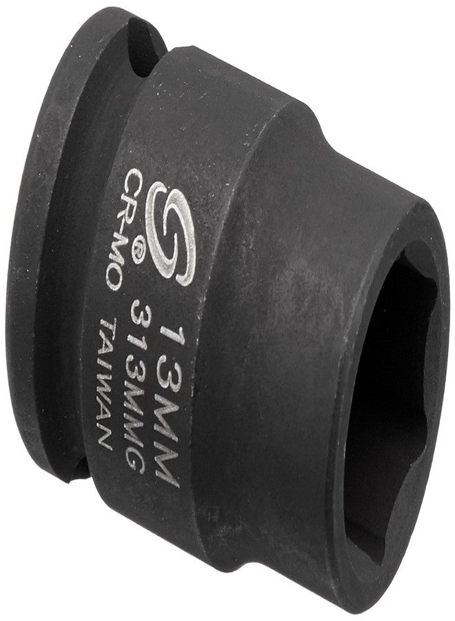 Sunex Tools Sunex 313MMG 3/8-Inch Drive 13-Mm Magnetic Impact Socket - Image 1