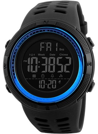SKMEI Digital Sports Watch for Men, Water Resistant to 50 Meters, Multi-Function LED Light, Stop, Countdown, and Auto Date Alarm (Blue) - pzsku/Z4B1A556B57F083915D6DZ/45/1747665757/aae125b5-fbb7-4cac-a14e-cda53d0cbe9e