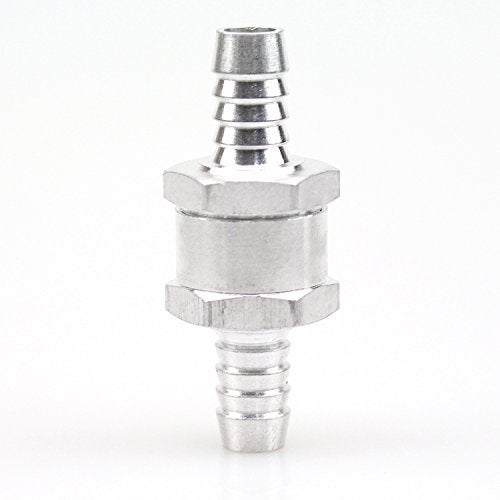 DYWISHKEY 10mm 3/8" Fuel Non Return One Way Check Valve Petrol Diesel Aluminium Alloy - Image 2
