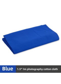 Generic Factory direct green curtain background cloth studio keying green cloth photography keying green curtain professional opaque 3*6 1.5*1 m blue (120g encrypted and thickened) 