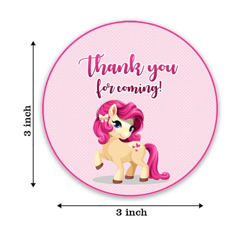 Suruchi Strokes Unicorn Theme Birthday Party Decoration | Banner | Hangings | Frill | Poster | Cake Topper | Gifts Tags | Combo | Eye Mask | Props (Return Gift Tag) - Image 3