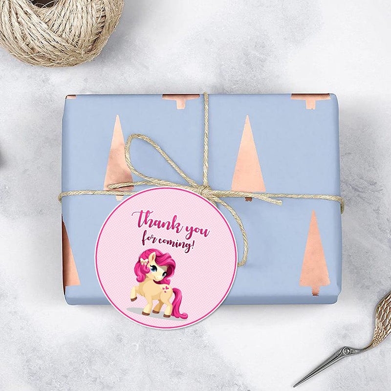 Suruchi Strokes Unicorn Theme Birthday Party Decoration | Banner | Hangings | Frill | Poster | Cake Topper | Gifts Tags | Combo | Eye Mask | Props (Return Gift Tag) - Image 1