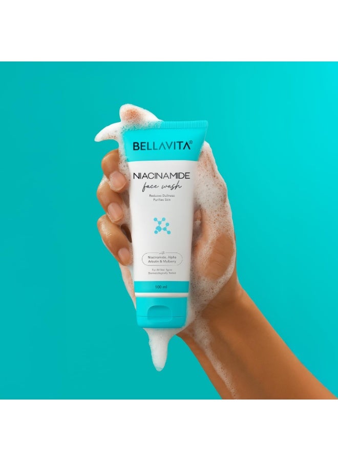 Bella Vita Organic Beyond Bright Face Wash | Niacinamide, Alpha Arbutin & Mulberry | Treats Pigmentation | Repairs Skin Barrier | Ph Balanced | Non-Irritating | Unisex 100 Ml - Image 2