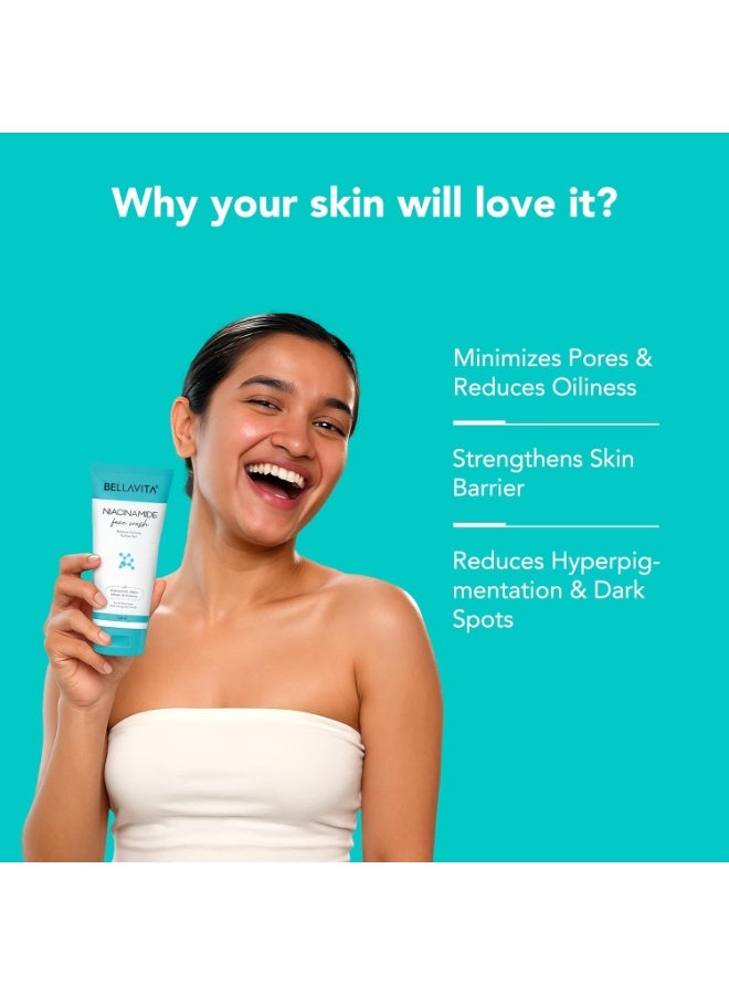 Bella Vita Organic Beyond Bright Face Wash | Niacinamide, Alpha Arbutin & Mulberry | Treats Pigmentation | Repairs Skin Barrier | Ph Balanced | Non-Irritating | Unisex 100 Ml - Image 5