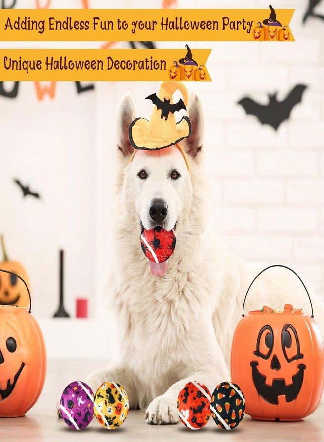 Seenelling مجموعة سينيلينج من 36 كرة تنس تصدر صوتاً عند الضغط عليها، مقاس 2.5 بوصة، كرات تفاعلية للكلاب الصغيرة والمتوسطة والكبيرة، ألعاب مضغ لتسنين الكلاب، مناسبة للرمي والجلب واللعب في الهواء الطلق، 6 أشكال (على شكل عنكبوت). - Image 5