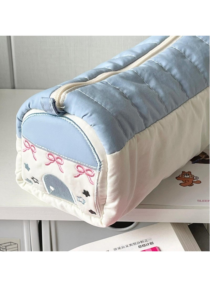 عام حافظة أقلام على شكل منزل صغير ذات تصميم فريد، بأسلوب الغابة، بسعة كبيرة، ناعمة ولطيفة للطلاب - Image 3