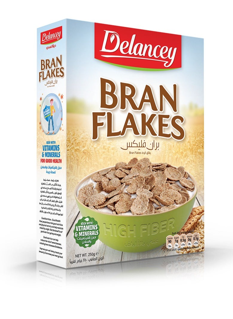 Delancey Bran Flakes 250 gm Delancey  - Image 1