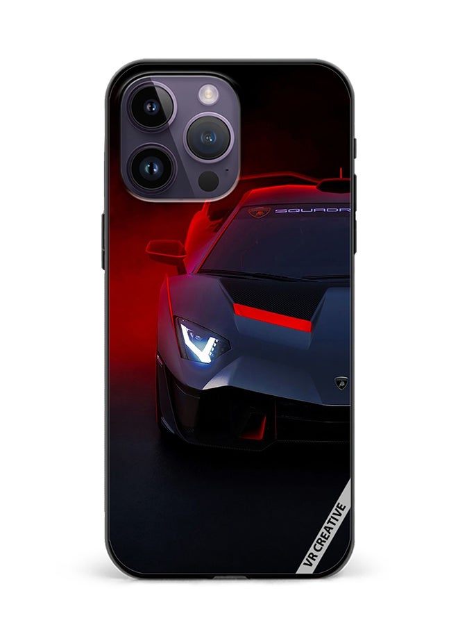 VR CREATIVE Protective Case Cover For Apple iPhone 16 Pro Lamborghini Sc18 Design Multicolour - Image 1
