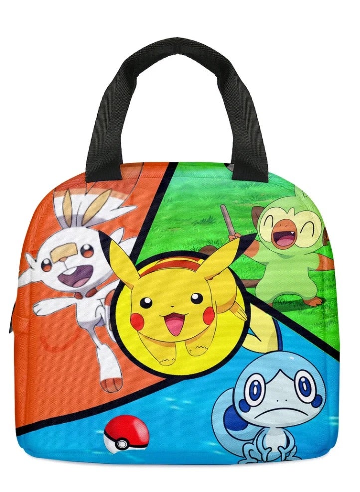 Pikachu Cartoon Lunch Bag Meal Bag