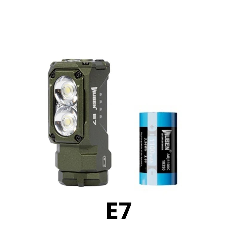 Wuben E7 Headlamp 1800Lumens 180 Beam Range Portable Waterproof Magnetic Rechargeable Flashlight For Outdoor Camping Running - Image 1