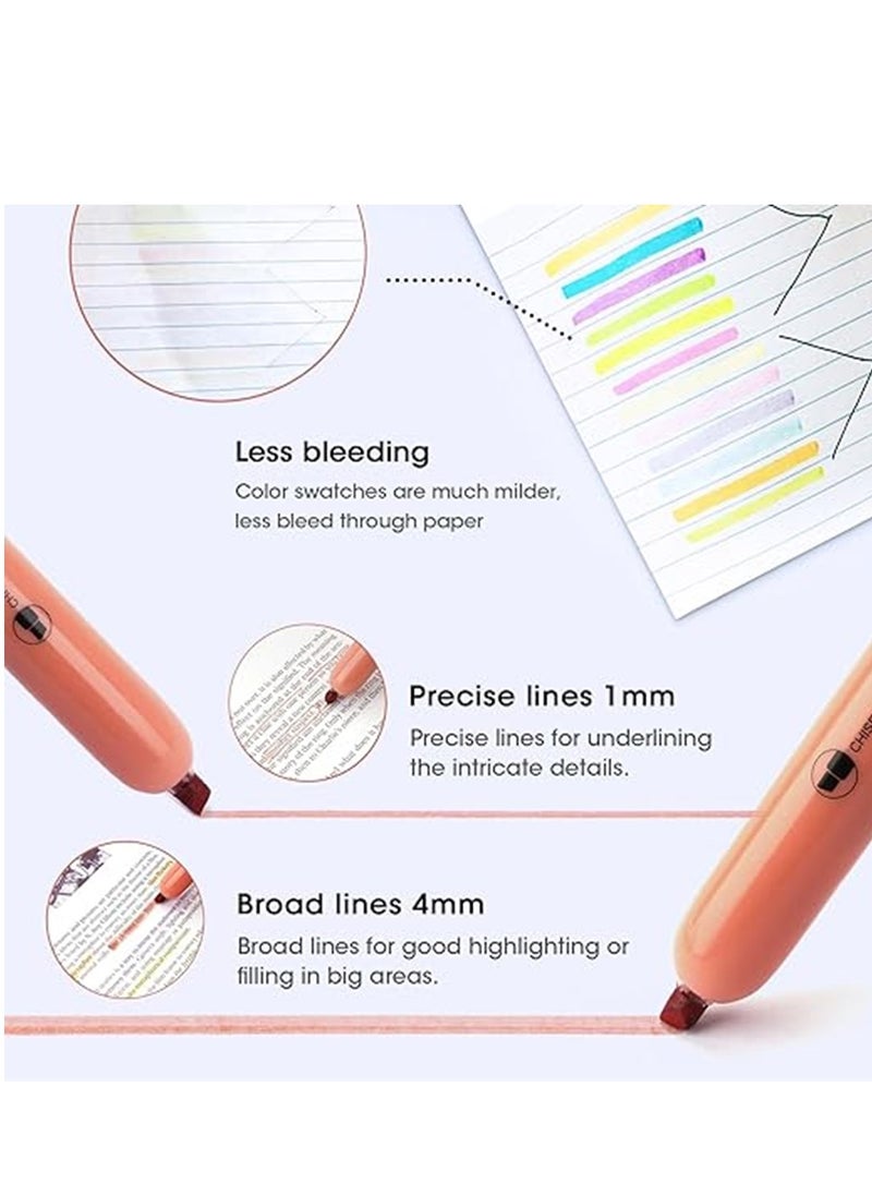 WRITECH 6-Piece Retractable Highlighters Neon Colours  - Image 4
