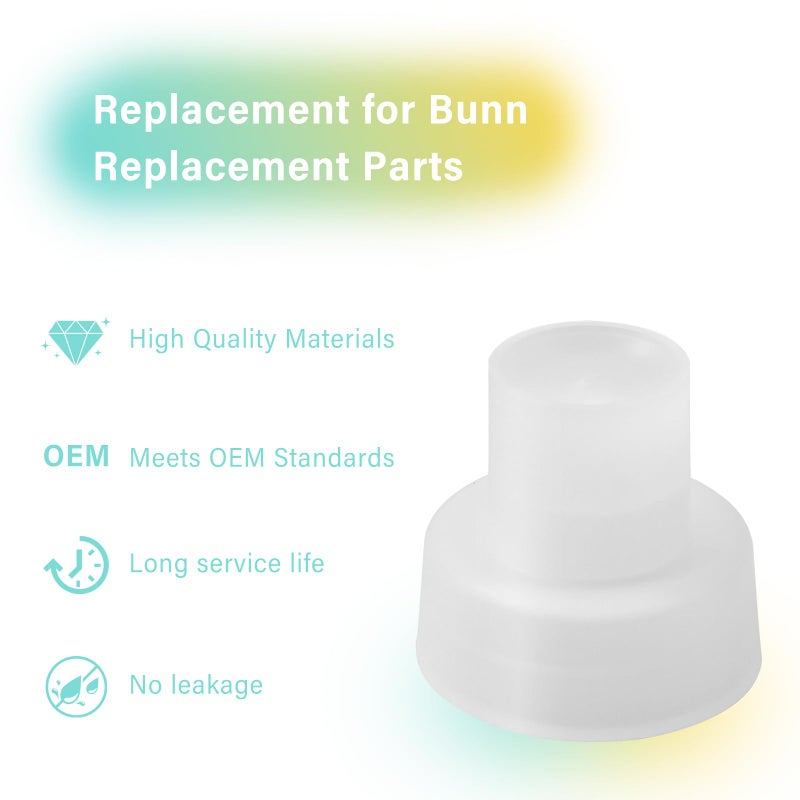Arrogantf Faucet Silicone Seat Cup Compatible With Bunn 00600.1000 Cup For Bunn Tea Maker Coffee Maker Replacment Parts 12 Pcs Tea Urn Coffee Nozzles - Image 4