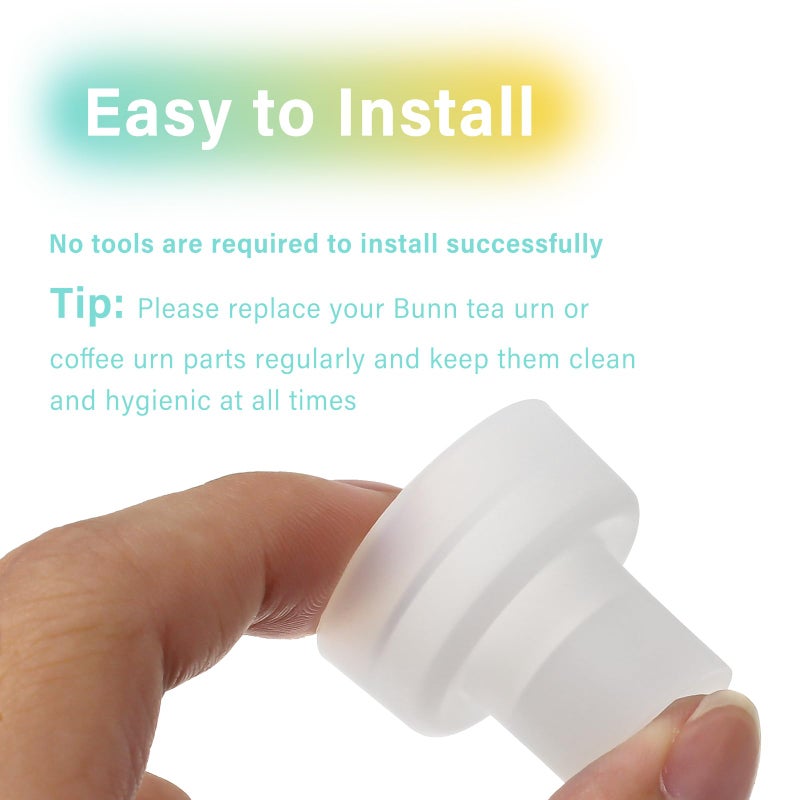 Arrogantf Faucet Silicone Seat Cup Compatible With Bunn 00600.1000 Cup For Bunn Tea Maker Coffee Maker Replacment Parts 12 Pcs Tea Urn Coffee Nozzles - Image 5