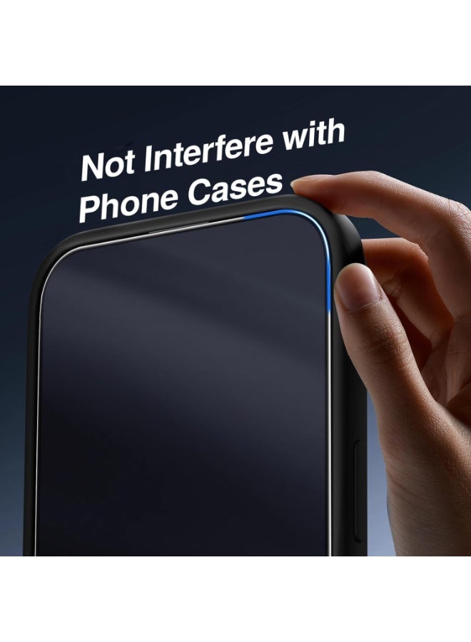 Muzz Matte Flexible Privacy Screen Protector for iPhone 17 Pro Max, Anti-glare, 28 degree privacy matte privacy film (Not a Tempered Glass) 2 Pack (iPhone 17 Pro Max) - Image 4