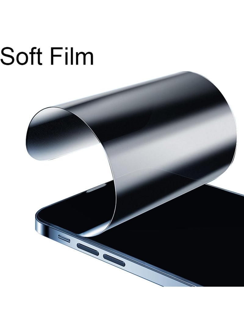 Muzz Matte Flexible Privacy Screen Protector for iPhone 17 Pro Max, Anti-glare, 28 degree privacy matte privacy film (Not a Tempered Glass) 2 Pack (iPhone 17 Pro Max) - Image 3