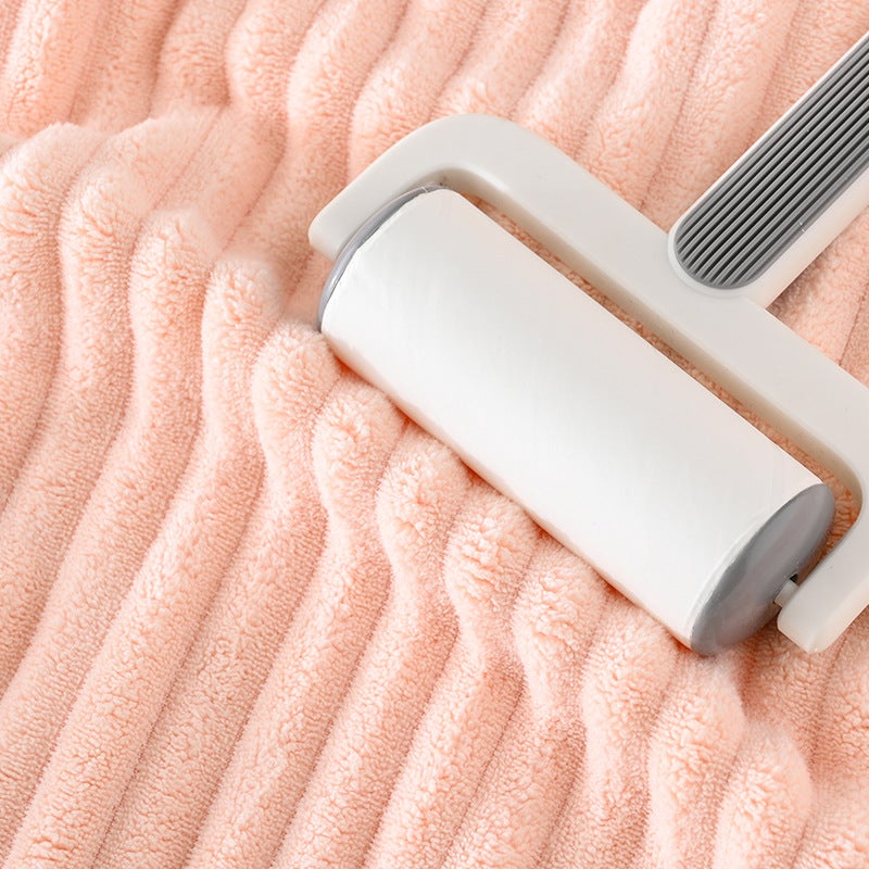 Cross-Border Coral Fleece Towel Bath Towel Quick-Dry Hair Drying Cap, Non-Shedding, Absorbent, Face Wash, More Absorbent Than Pure Cotton, Can Be Vacuum-Packed - Image 5