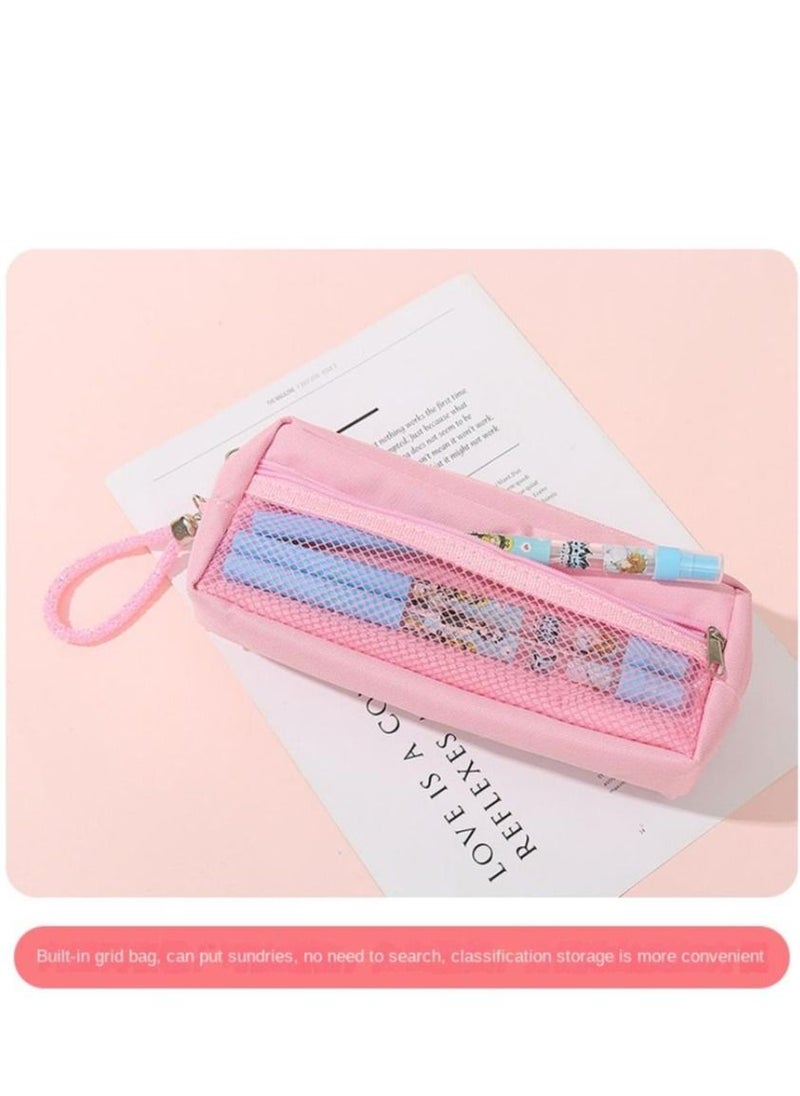 Y&D - Pencil Case Girls Large Capacity Stationery Case Primary School Students Multifunctional Pencil Case Wholesale Quicksand Pencil Case - Image 1