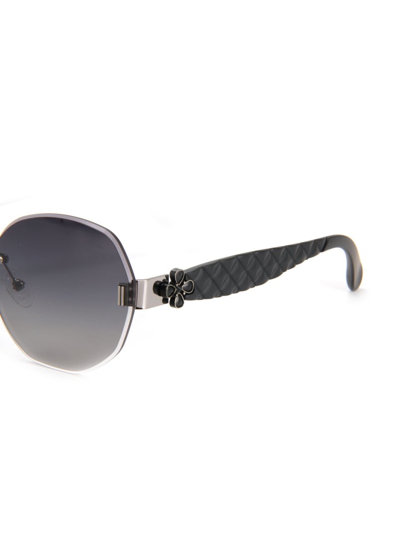 ديفوشي نظارات شمسية نسائية تصميم انيق لون اسود - ماركة ديفوشي - Image 3